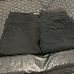 Lot of 3 black dress pants